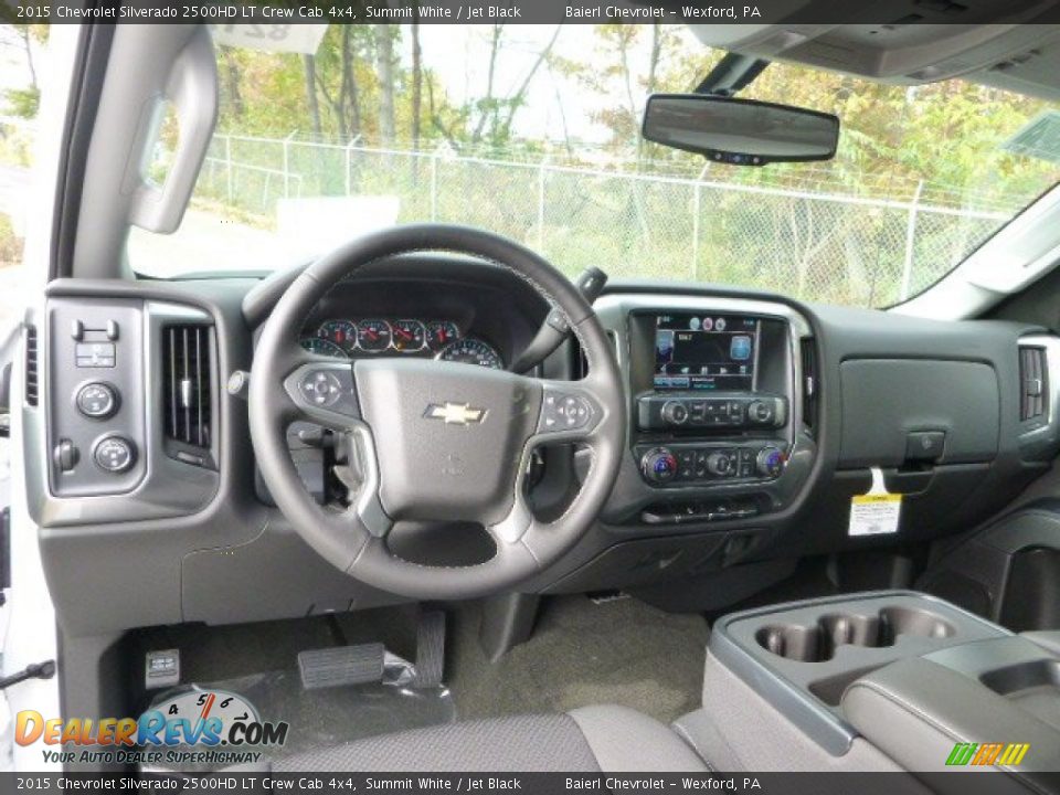 2015 Chevrolet Silverado 2500HD LT Crew Cab 4x4 Summit White / Jet Black Photo #12