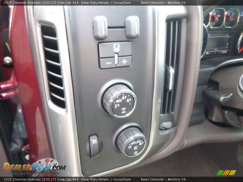Controls of 2015 Chevrolet Silverado 1500 LTZ Crew Cab 4x4 Photo #15
