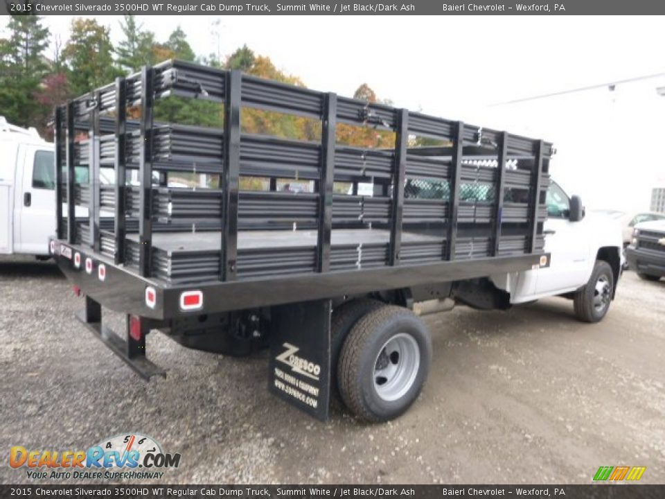 2015 Chevrolet Silverado 3500HD WT Regular Cab Dump Truck Summit White / Jet Black/Dark Ash Photo #6