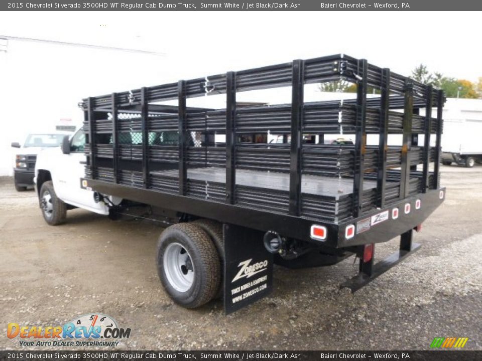 2015 Chevrolet Silverado 3500HD WT Regular Cab Dump Truck Summit White / Jet Black/Dark Ash Photo #8