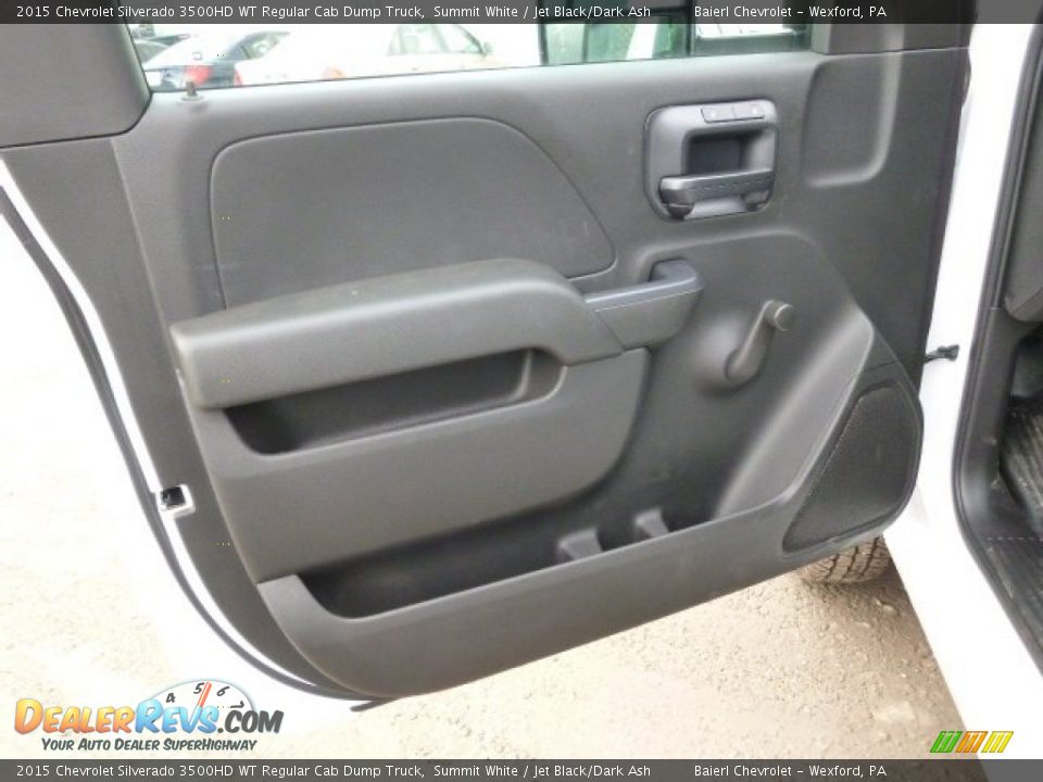 2015 Chevrolet Silverado 3500HD WT Regular Cab Dump Truck Summit White / Jet Black/Dark Ash Photo #12