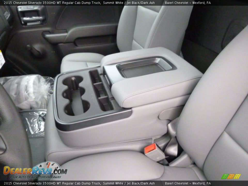 2015 Chevrolet Silverado 3500HD WT Regular Cab Dump Truck Summit White / Jet Black/Dark Ash Photo #13