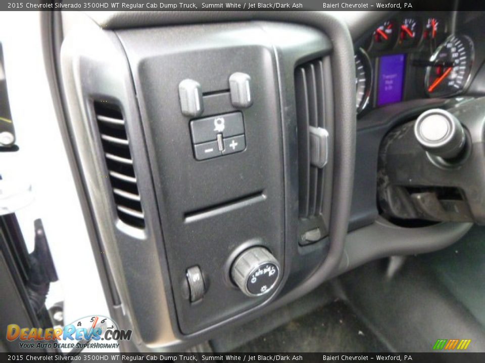 2015 Chevrolet Silverado 3500HD WT Regular Cab Dump Truck Summit White / Jet Black/Dark Ash Photo #14