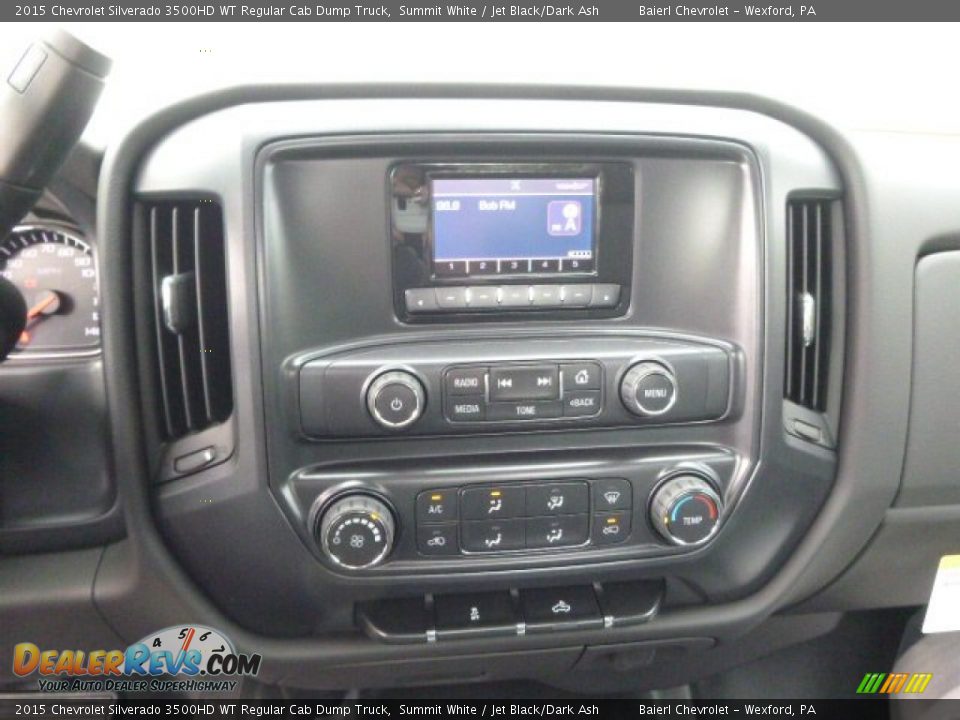 2015 Chevrolet Silverado 3500HD WT Regular Cab Dump Truck Summit White / Jet Black/Dark Ash Photo #15
