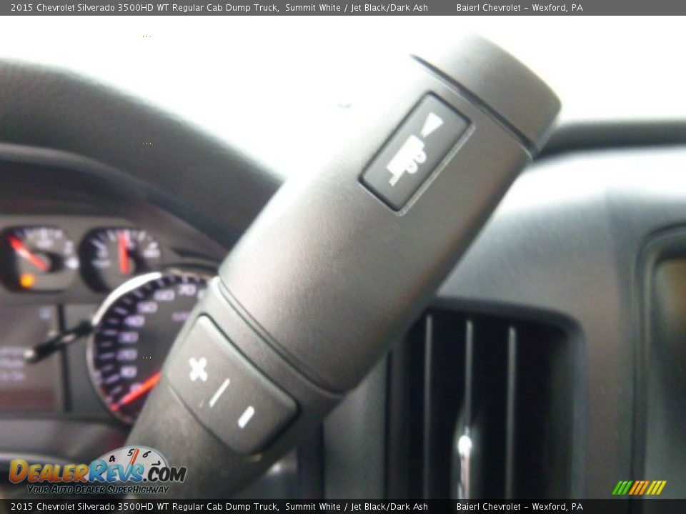 2015 Chevrolet Silverado 3500HD WT Regular Cab Dump Truck Summit White / Jet Black/Dark Ash Photo #16