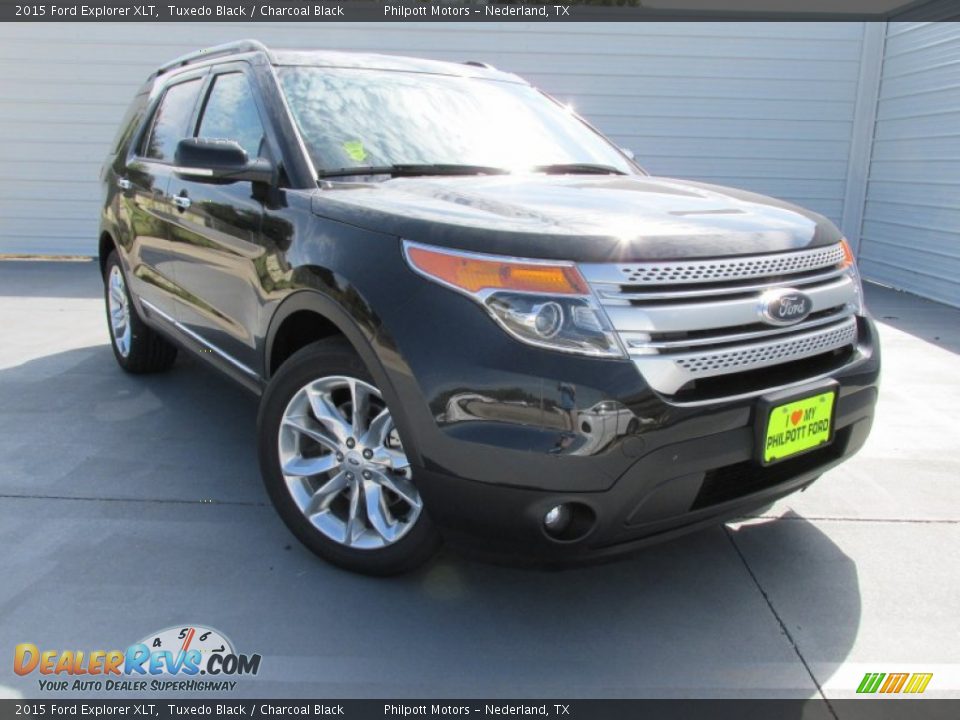 2015 Ford Explorer XLT Tuxedo Black / Charcoal Black Photo #1