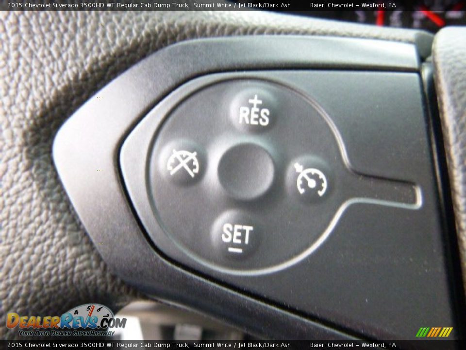 2015 Chevrolet Silverado 3500HD WT Regular Cab Dump Truck Summit White / Jet Black/Dark Ash Photo #17