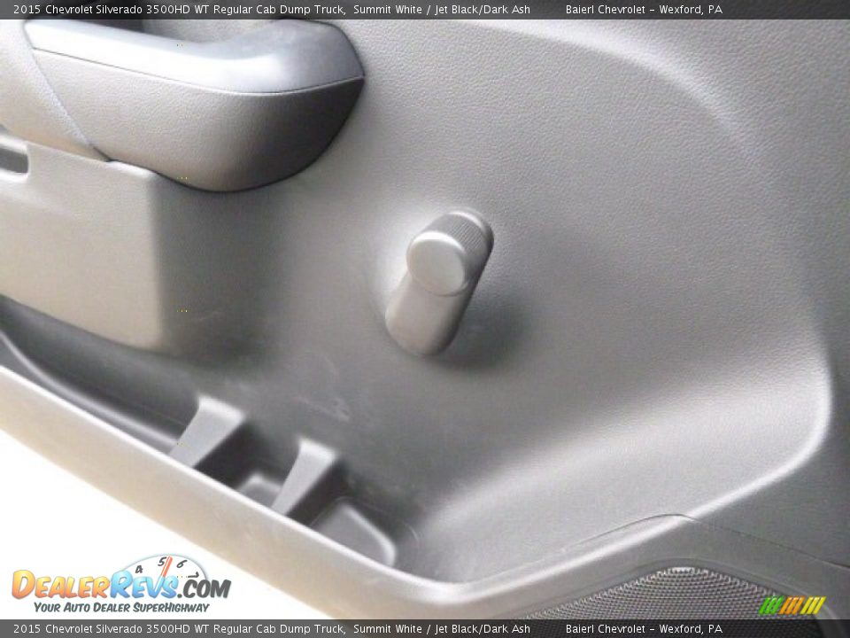 2015 Chevrolet Silverado 3500HD WT Regular Cab Dump Truck Summit White / Jet Black/Dark Ash Photo #19