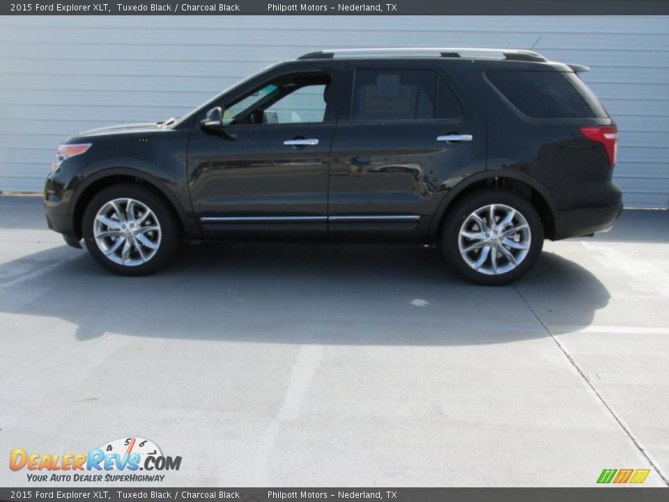 2015 Ford Explorer XLT Tuxedo Black / Charcoal Black Photo #6