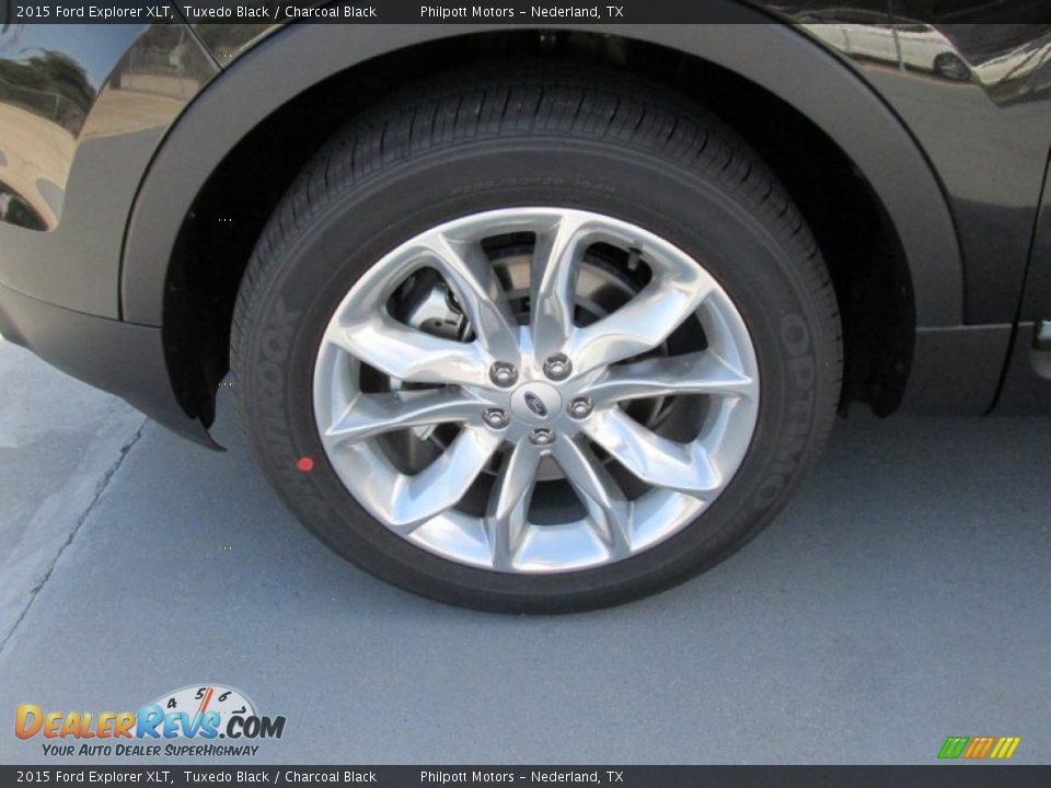 2015 Ford Explorer XLT Tuxedo Black / Charcoal Black Photo #11