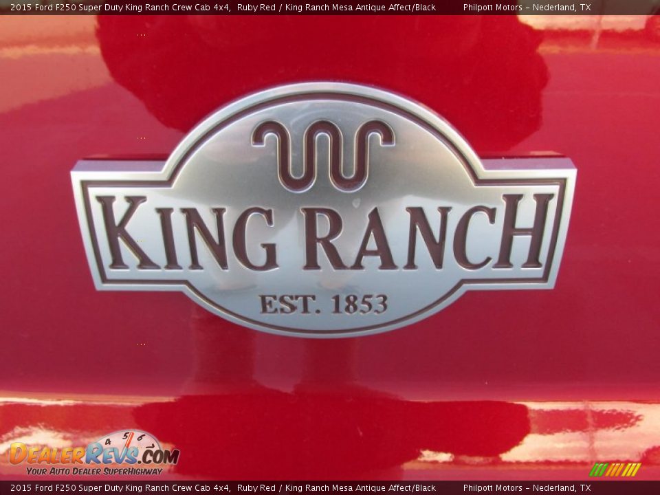 2015 Ford F250 Super Duty King Ranch Crew Cab 4x4 Ruby Red / King Ranch Mesa Antique Affect/Black Photo #15