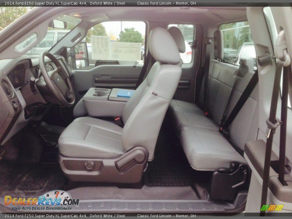 2014 Ford F250 Super Duty XL SuperCab 4x4 Oxford White / Steel Photo #5