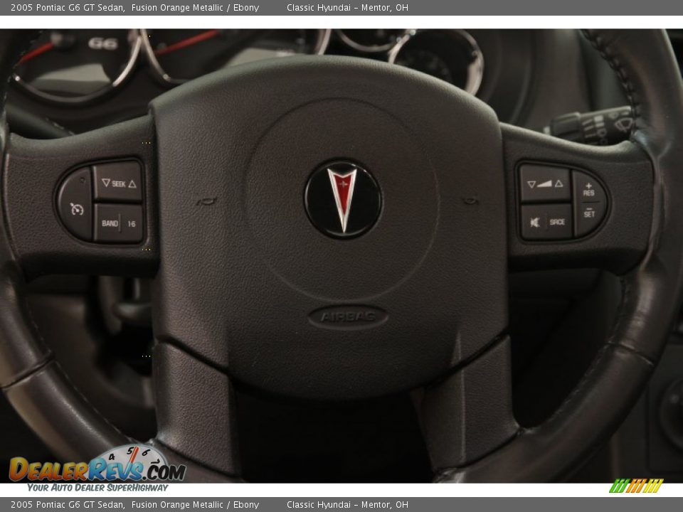 2005 Pontiac G6 GT Sedan Steering Wheel Photo #6