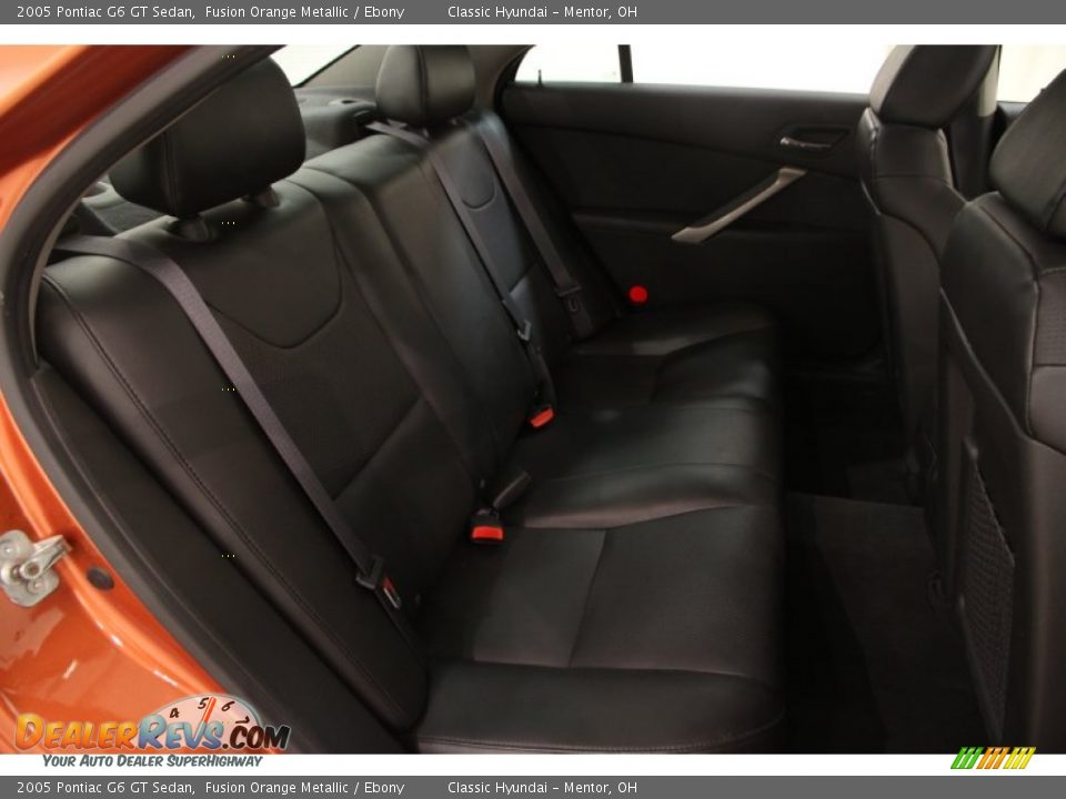Rear Seat of 2005 Pontiac G6 GT Sedan Photo #11