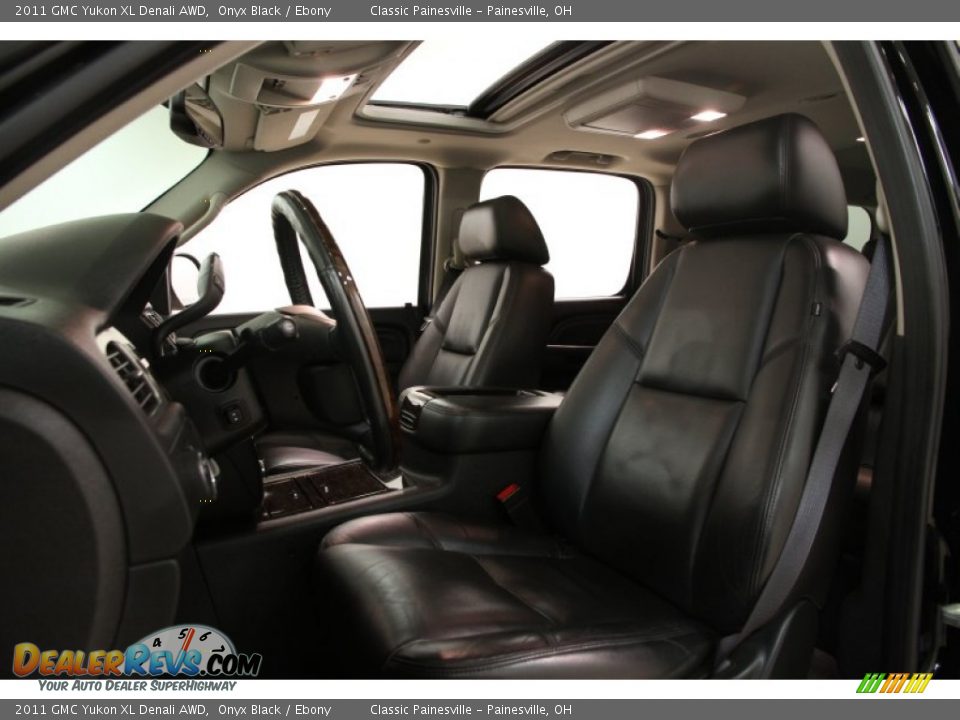 2011 GMC Yukon XL Denali AWD Onyx Black / Ebony Photo #5