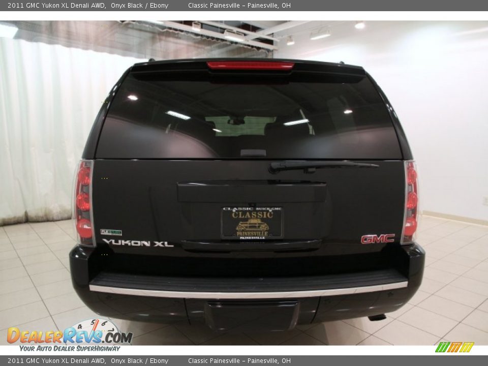 2011 GMC Yukon XL Denali AWD Onyx Black / Ebony Photo #19