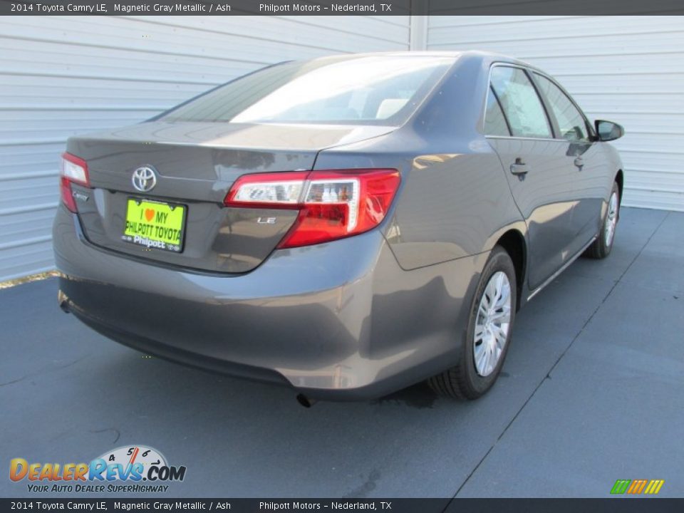 2014 Toyota Camry LE Magnetic Gray Metallic / Ash Photo #4