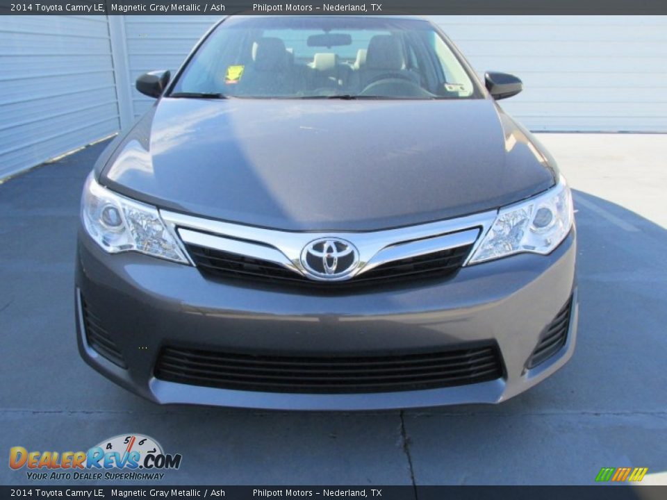 2014 Toyota Camry LE Magnetic Gray Metallic / Ash Photo #8
