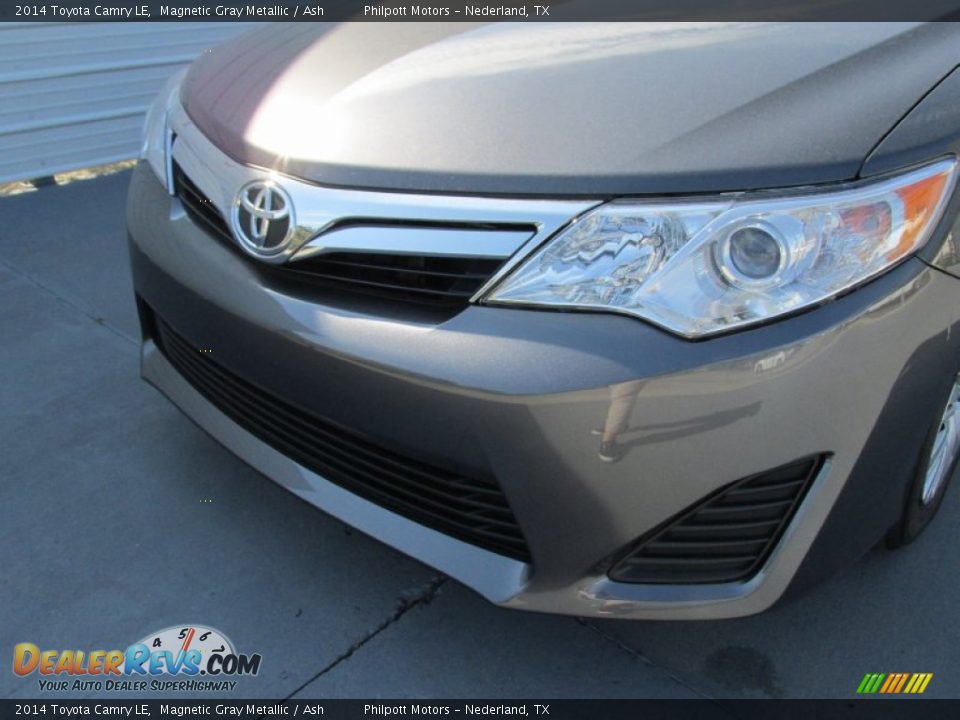 2014 Toyota Camry LE Magnetic Gray Metallic / Ash Photo #10