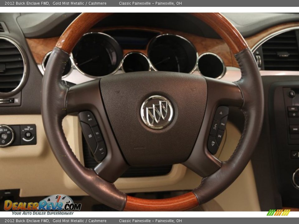 2012 Buick Enclave FWD Steering Wheel Photo #6
