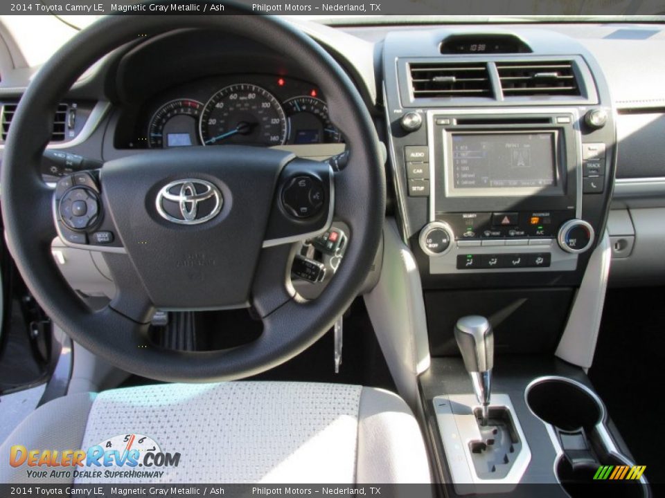 2014 Toyota Camry LE Magnetic Gray Metallic / Ash Photo #25