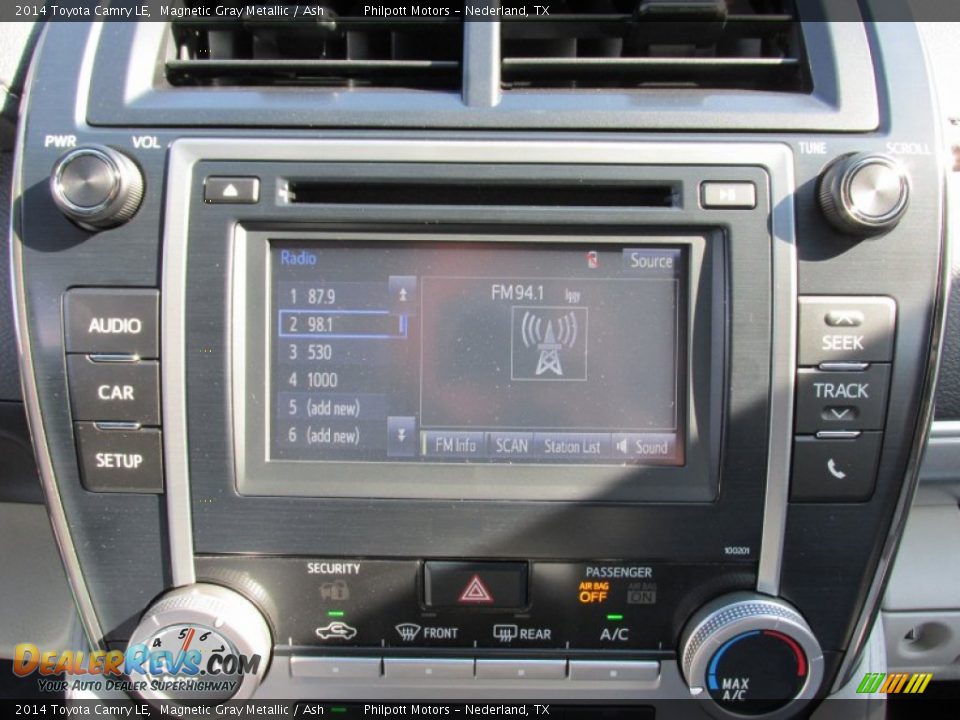 2014 Toyota Camry LE Magnetic Gray Metallic / Ash Photo #27