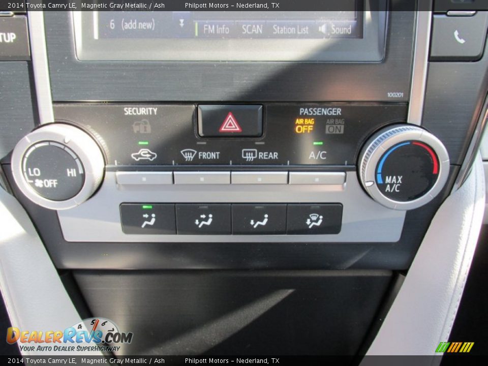2014 Toyota Camry LE Magnetic Gray Metallic / Ash Photo #28