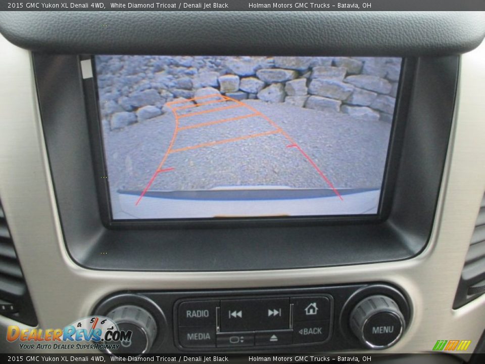 2015 GMC Yukon XL Denali 4WD White Diamond Tricoat / Denali Jet Black Photo #14