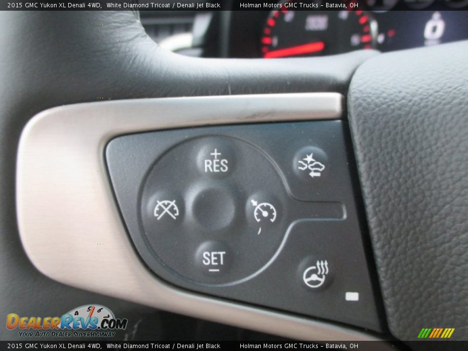 2015 GMC Yukon XL Denali 4WD White Diamond Tricoat / Denali Jet Black Photo #23
