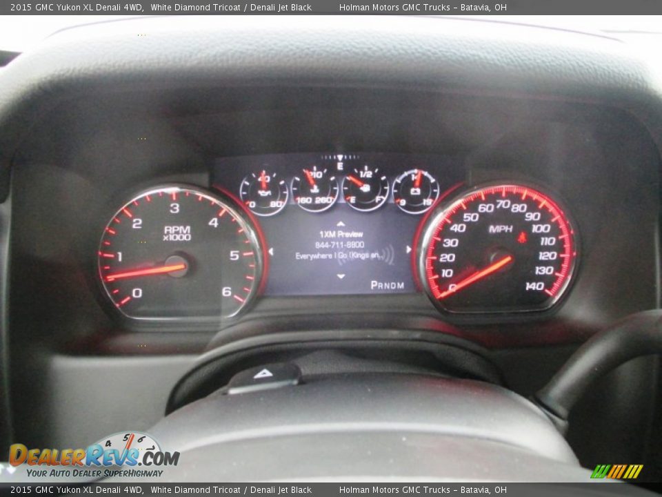 2015 GMC Yukon XL Denali 4WD White Diamond Tricoat / Denali Jet Black Photo #26