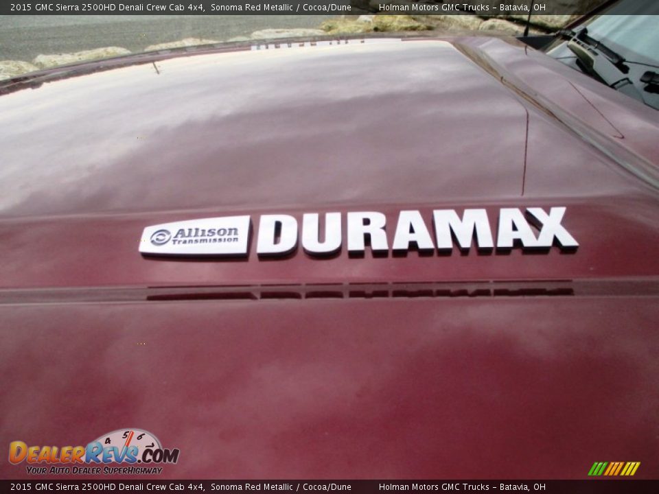 2015 GMC Sierra 2500HD Denali Crew Cab 4x4 Sonoma Red Metallic / Cocoa/Dune Photo #4