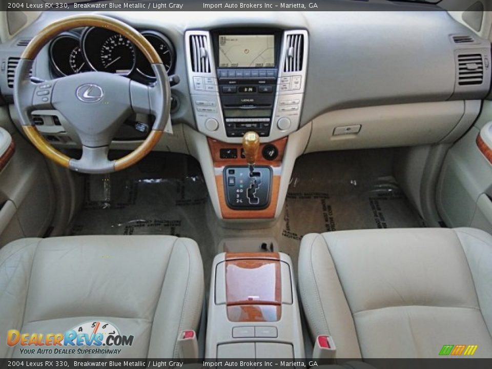 2004 Lexus RX 330 Breakwater Blue Metallic / Light Gray Photo #8