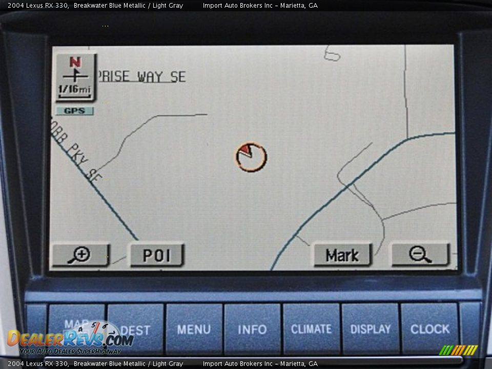 2004 Lexus RX 330 Breakwater Blue Metallic / Light Gray Photo #12