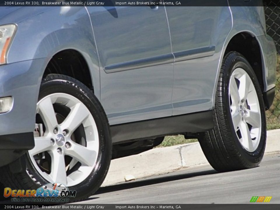 2004 Lexus RX 330 Breakwater Blue Metallic / Light Gray Photo #22
