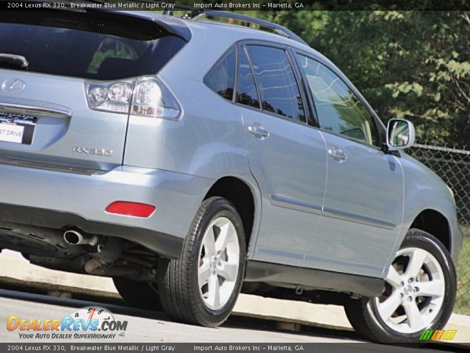 2004 Lexus RX 330 Breakwater Blue Metallic / Light Gray Photo #24