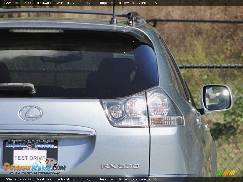 2004 Lexus RX 330 Breakwater Blue Metallic / Light Gray Photo #25