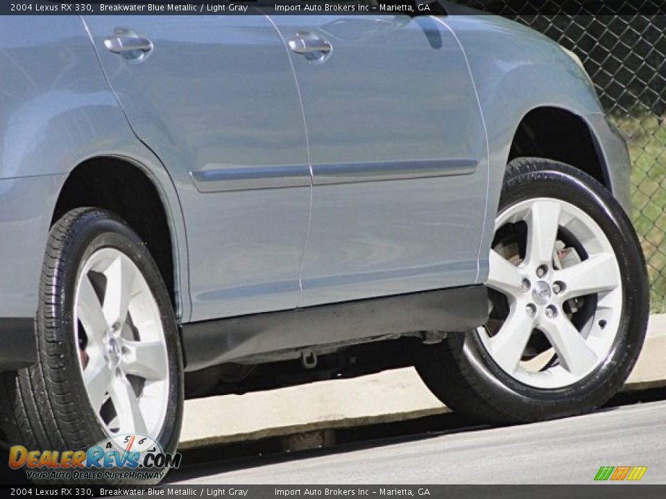2004 Lexus RX 330 Breakwater Blue Metallic / Light Gray Photo #28