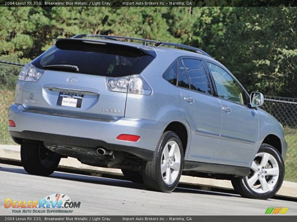 2004 Lexus RX 330 Breakwater Blue Metallic / Light Gray Photo #29