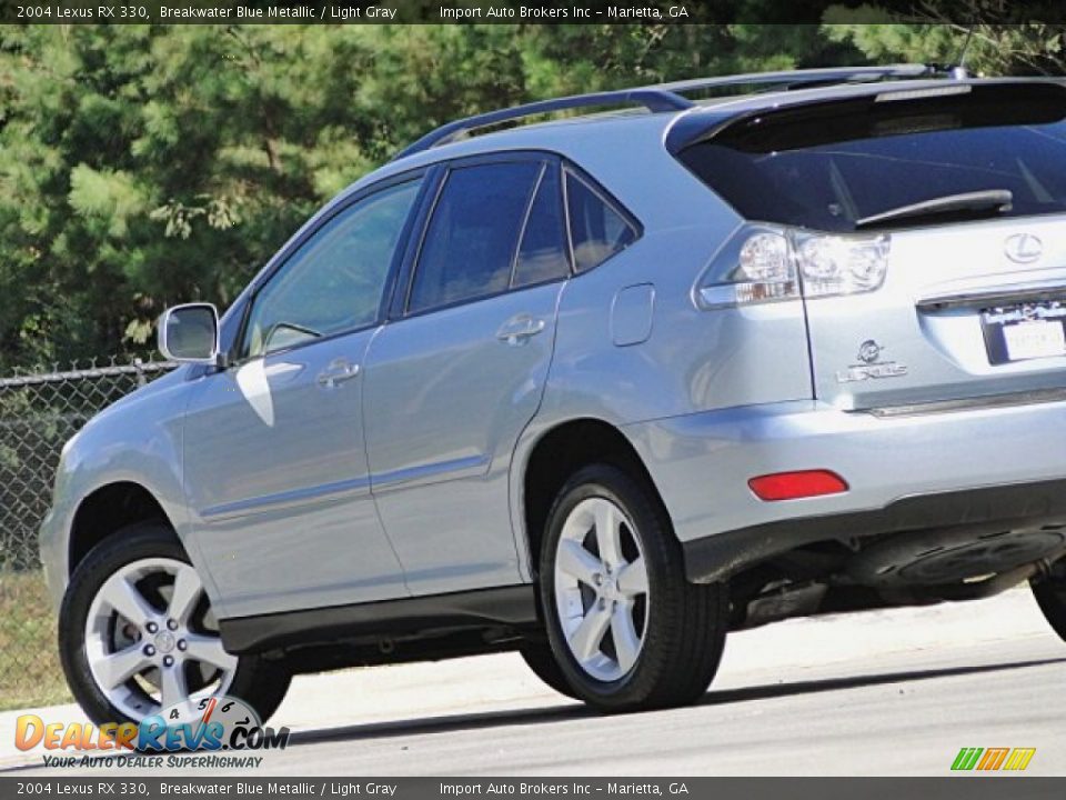 2004 Lexus RX 330 Breakwater Blue Metallic / Light Gray Photo #33