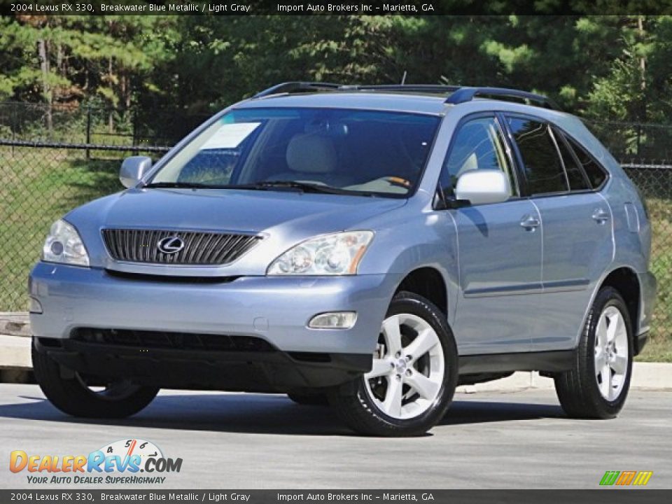 2004 Lexus RX 330 Breakwater Blue Metallic / Light Gray Photo #34