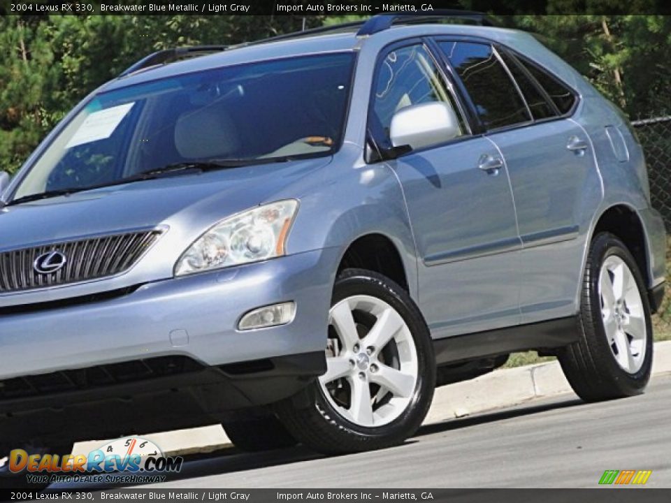 2004 Lexus RX 330 Breakwater Blue Metallic / Light Gray Photo #35