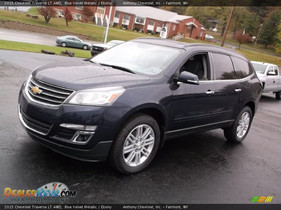 2015 Chevrolet Traverse LT AWD Blue Velvet Metallic / Ebony Photo #5