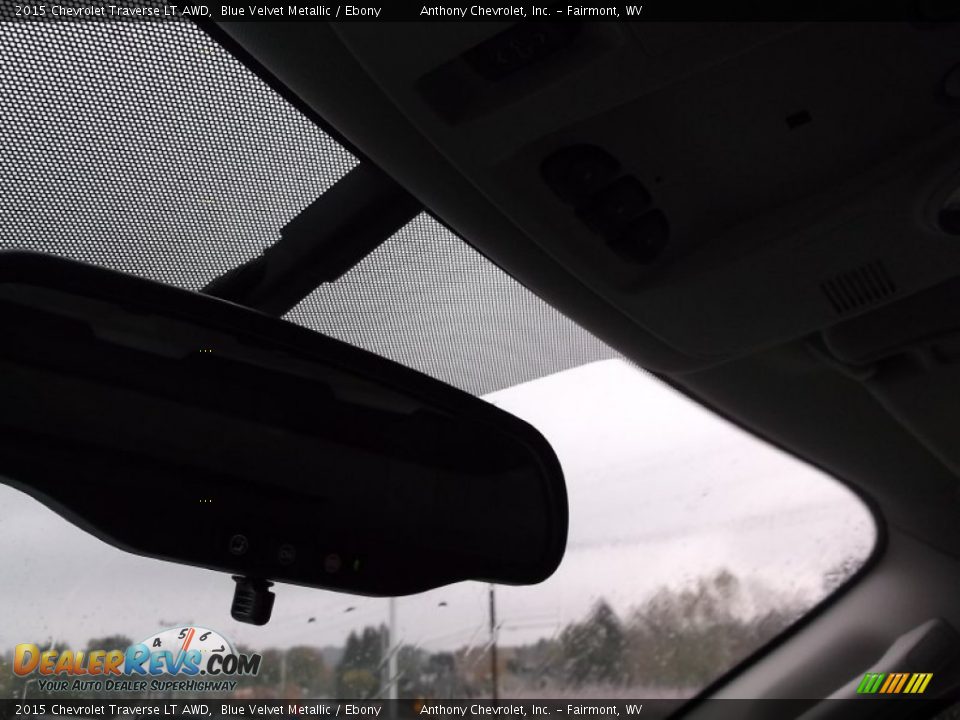 2015 Chevrolet Traverse LT AWD Blue Velvet Metallic / Ebony Photo #13