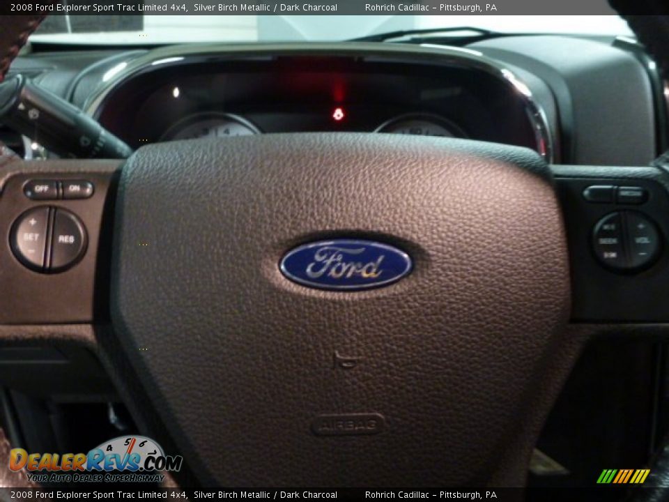 2008 Ford Explorer Sport Trac Limited 4x4 Silver Birch Metallic / Dark Charcoal Photo #21