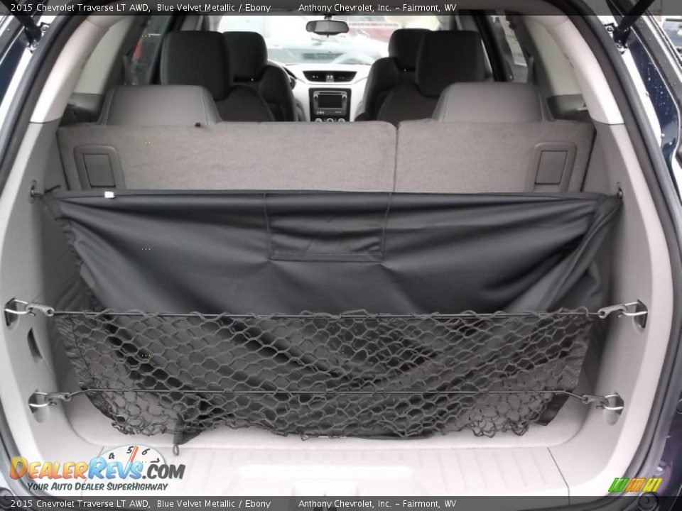 2015 Chevrolet Traverse LT AWD Blue Velvet Metallic / Ebony Photo #19