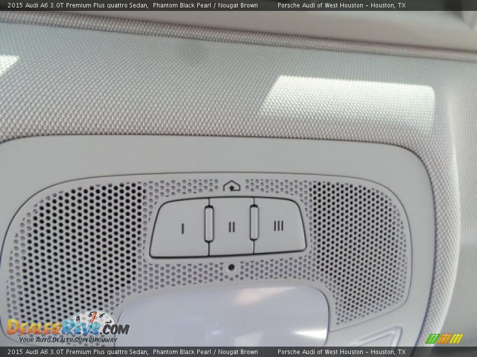 2015 Audi A6 3.0T Premium Plus quattro Sedan Phantom Black Pearl / Nougat Brown Photo #18