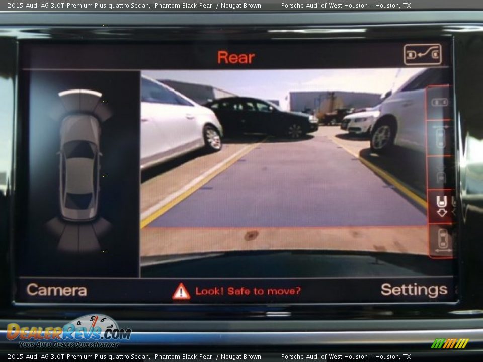 2015 Audi A6 3.0T Premium Plus quattro Sedan Phantom Black Pearl / Nougat Brown Photo #20