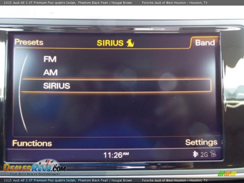 2015 Audi A6 3.0T Premium Plus quattro Sedan Phantom Black Pearl / Nougat Brown Photo #21