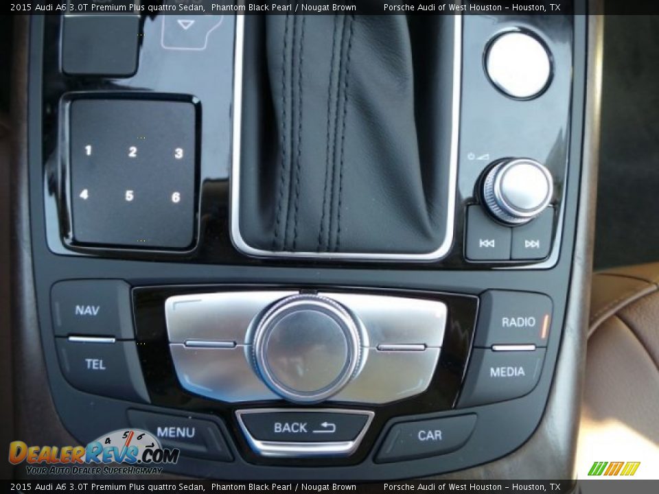 2015 Audi A6 3.0T Premium Plus quattro Sedan Phantom Black Pearl / Nougat Brown Photo #23