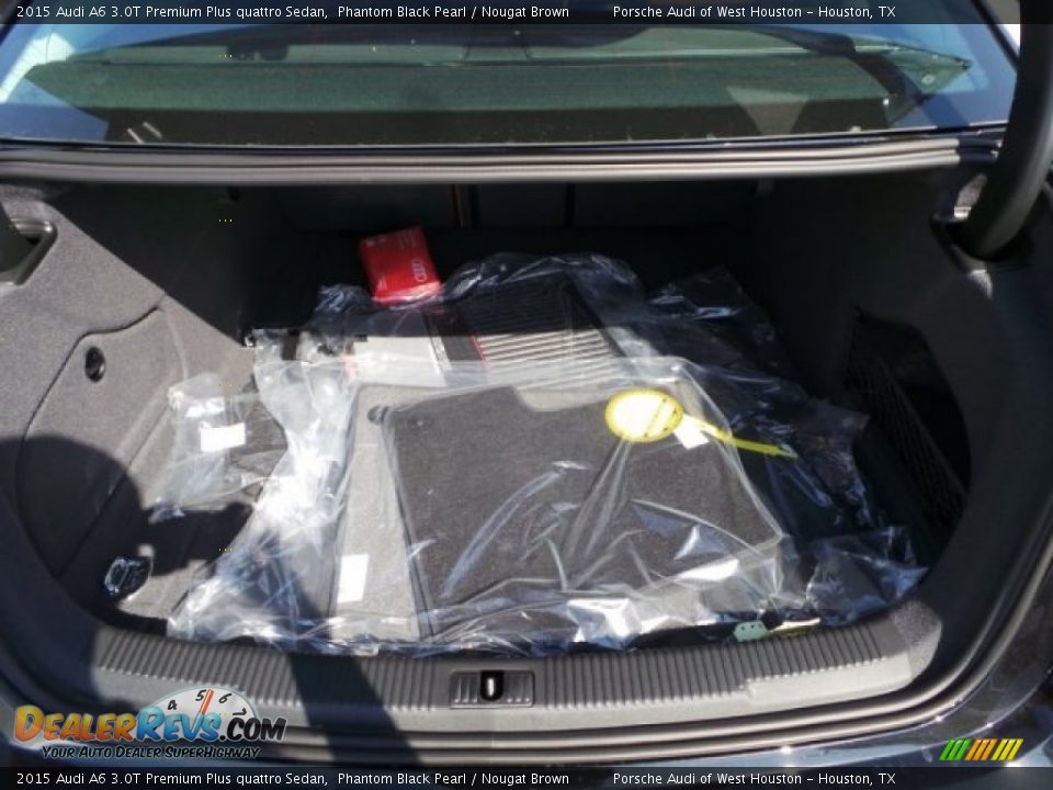 2015 Audi A6 3.0T Premium Plus quattro Sedan Phantom Black Pearl / Nougat Brown Photo #31